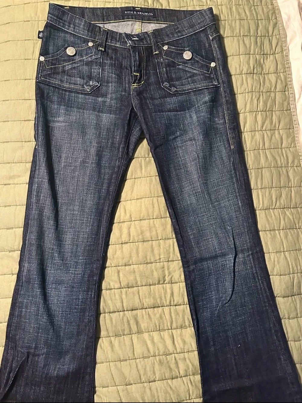 Rock & Republic Dark Blue Flare Jeans